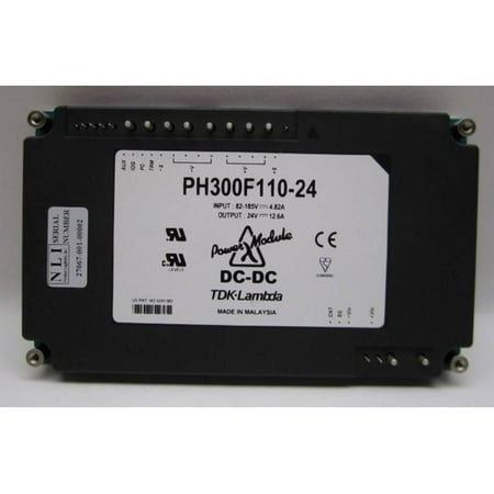 TDK Lambda PH300F110-24 82-185V In 24V Out 12.6A DC-DC Converter
