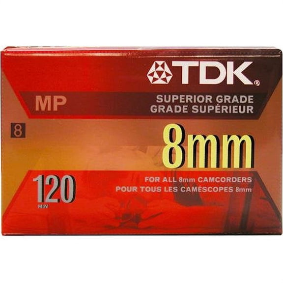 TDK P6120MP 120 Minutes Blank VHS Video Tape