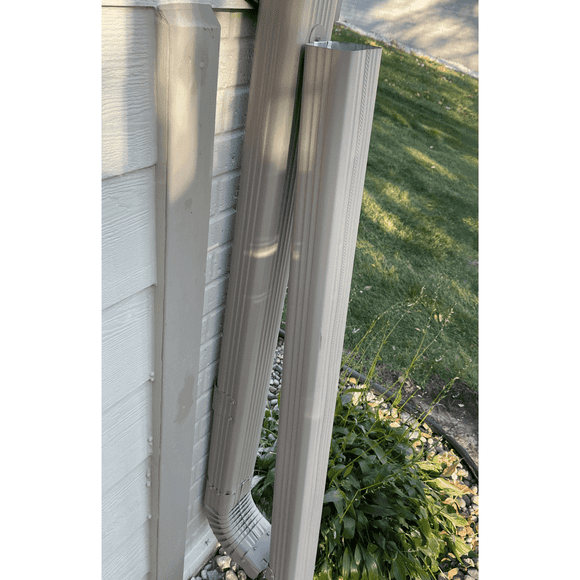 TDL Gutter Systems DERCHW34A Steel Downspout Flip Up Hinge with Magnetic Retention Clip, 4.25 x 4.4 in, 1 Piece