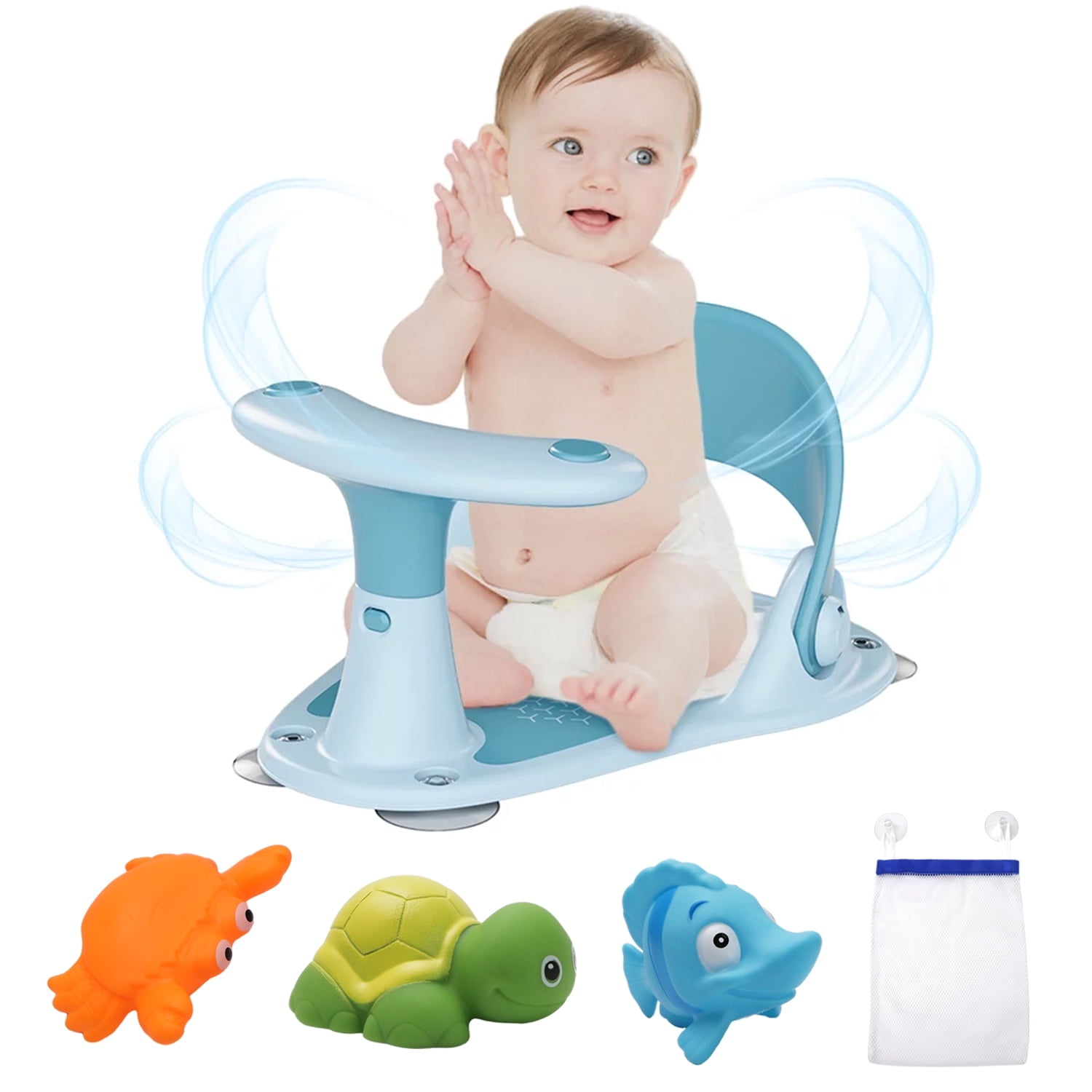 Bath Toys Baby Sit Up Bath Chair Mommy's Helper Inflatable Baby