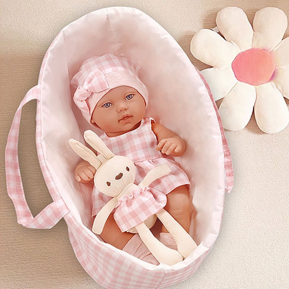 TDOOY Realistic Baby Dolls Sleeping Basket Lifelike 12 Inch Reborn
