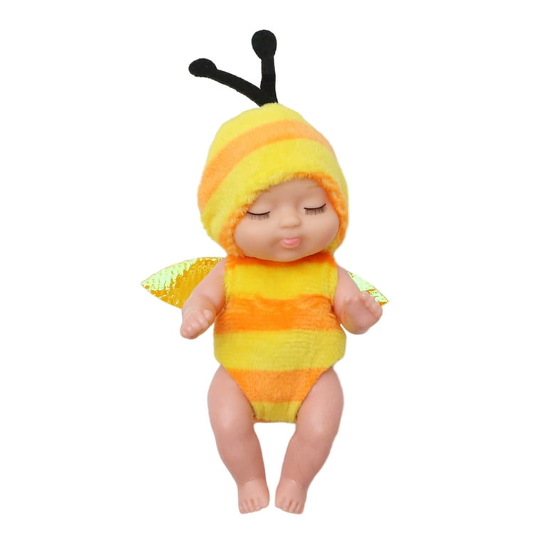 TDOOY Reborn Baby Dolls Realistic Baby Doll Lifelike Tiny Babies with  Animal Clothes Cute Baby Doll Gift for Teens Adult Girls Boys Kids 2+ Gifts