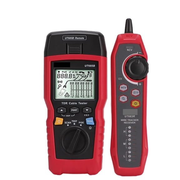 TDR Cable Tester POE Coaxial Network Line Finder Twisted Pair Locator Length Sequence Detector Wire Tracker ,circuit check