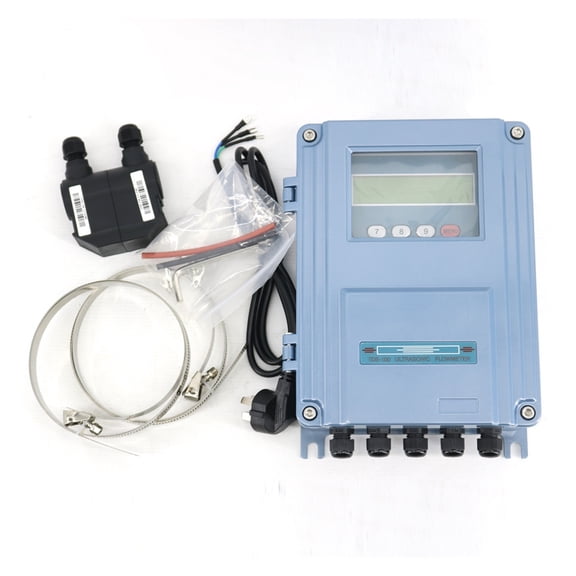 TDS-100F Water Flowmeter With M2 (DN50~DN700mm, 0-160) Transducer Sensor Handheld Digital Liquid Ultrasonic Flow Meter ,Wide Application