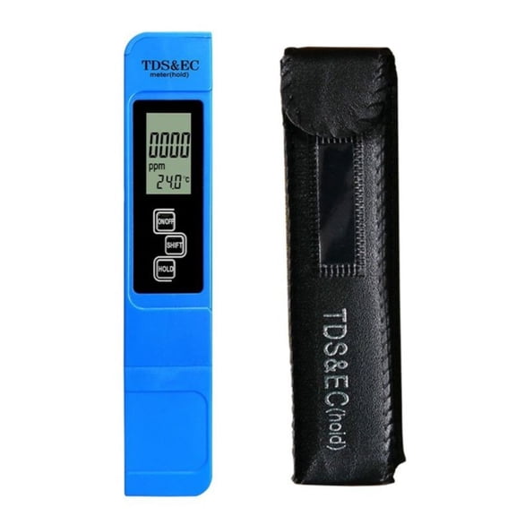 TDS EC Meter 4 in 1 Digital Water Quality Tester 0-9999 PPM Measurement Range Water Purity Temperature Meter Tester