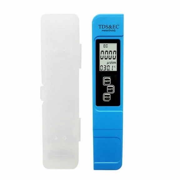 TDS EC Meter Tester 4 in 1 Digital Water Quality Tester 0-9999 PPM Measurement Range Water Purity Temperature Meter