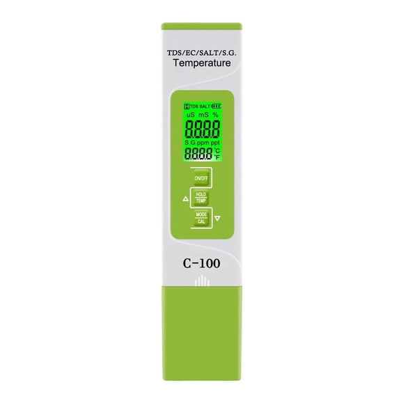 TDS/EC/Salinity/S.G./Temperature Salt Meter Water Quality Tester