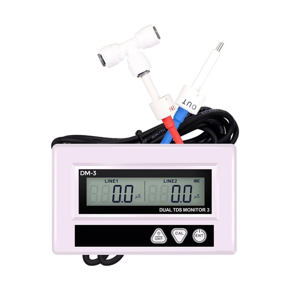 TDS EC Water Meter Dual Probe Online TDS EC Detector Input/Output Digital Water Quality Monitor ,Easy to Use