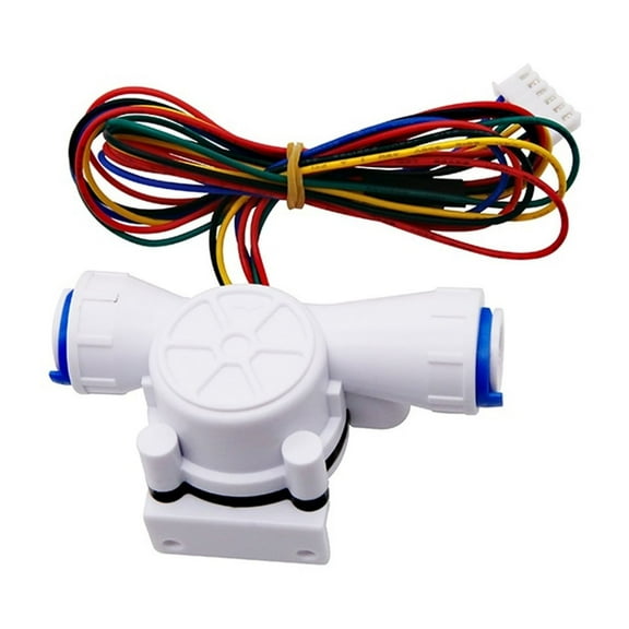 TDS Integrated Water Temperature And Flow, Quick Connect Sensor Hall Flowmeter MH-02
