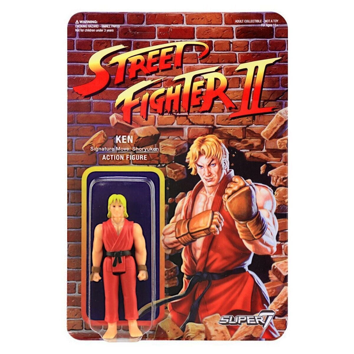 SUPER7 リアクション ストリートファイター フィギュア RYU KEN Amazon.com: Super7 - ReAction - Street Fighter II