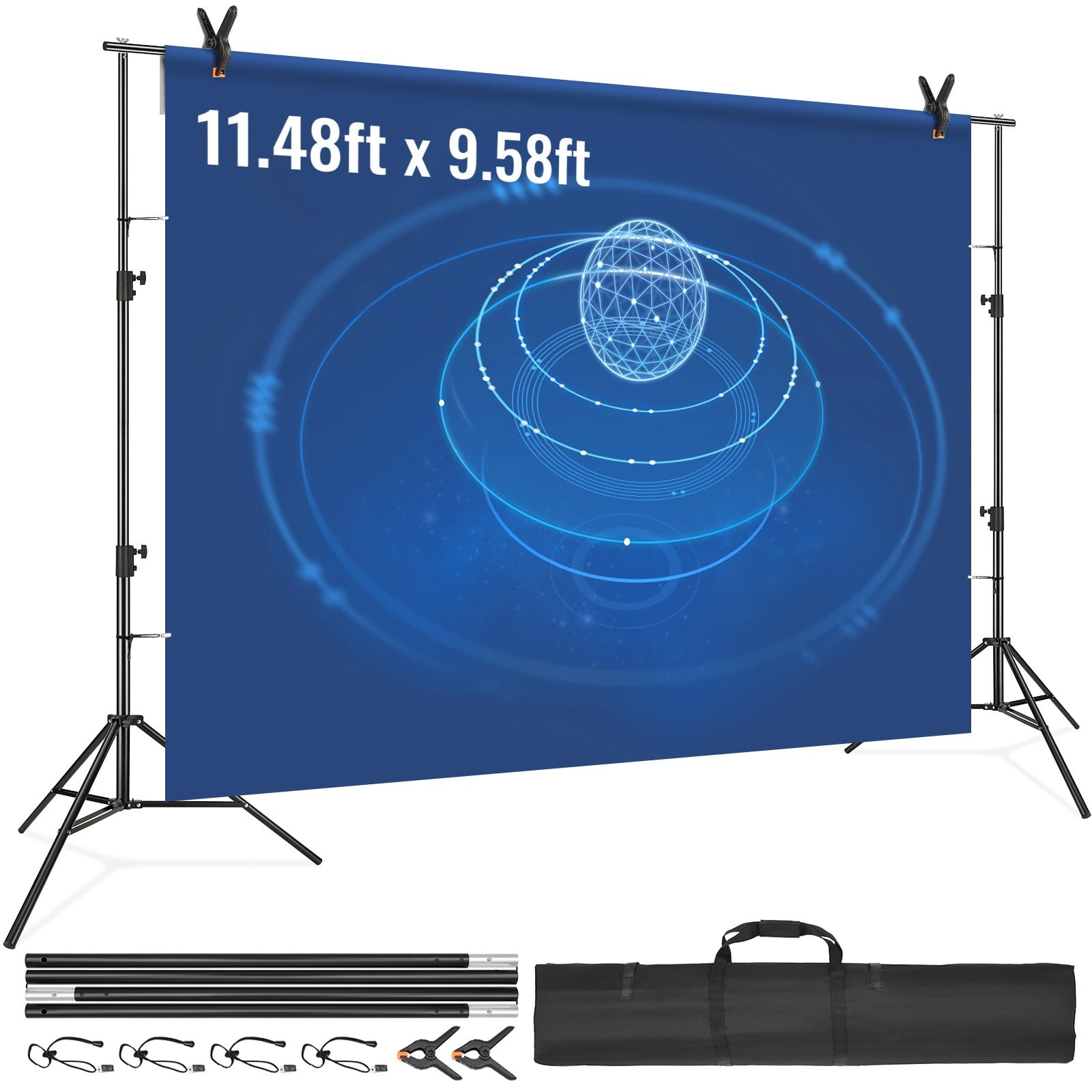 TDUKDB 12x10 ft Heavy - Duty Adjustable Photography Backdrop Stand ...