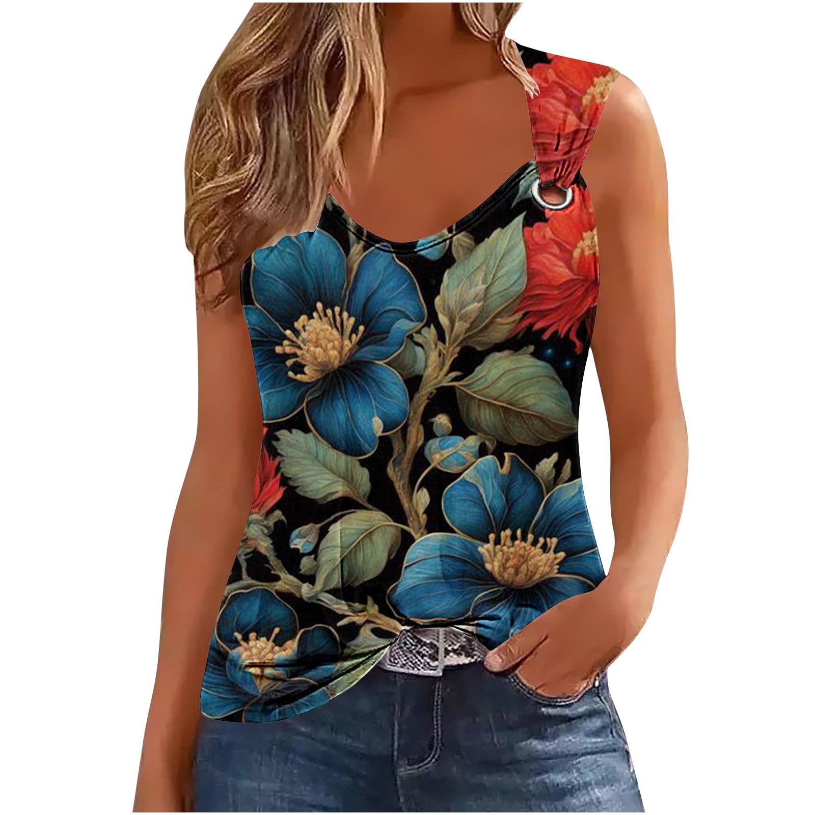 Floral Tops For Jeans Fashion Amazon Women's Floral Tops Summer