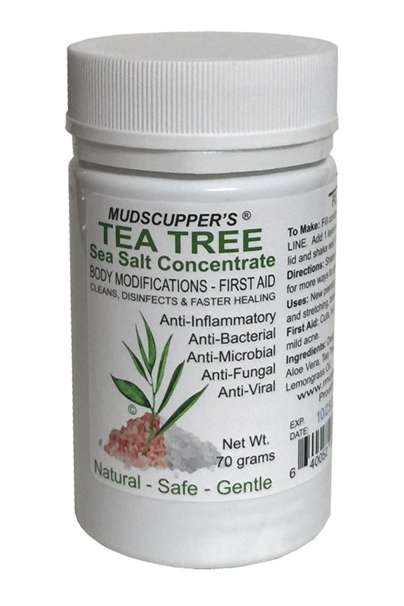 TEA TREE Salt Concentrate DIY Piercing Spray with Tea Tree Oil