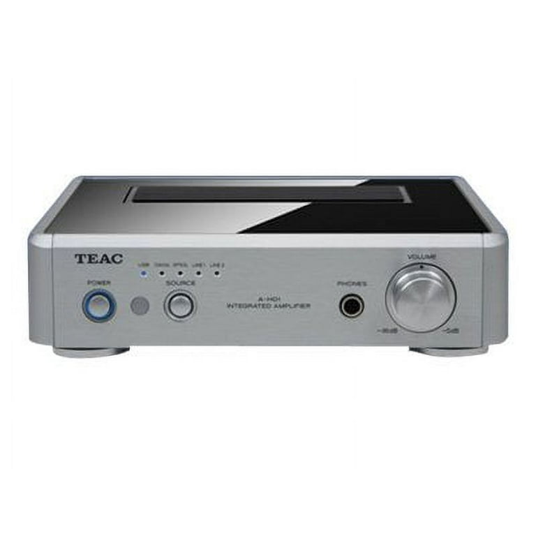 TEAC A-H01 Stereo Amplifier Audio System w/ Digital to Analog Converter |  Silver