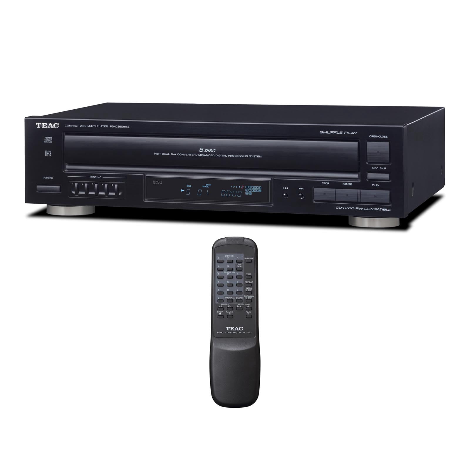 Teac 5-disc Carousel CD Changer with Remote - Walmart.com