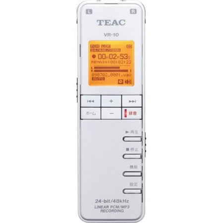 TEAC Tascam VR-10 Handheld Portable Digital WAV MP3 Audio Recorder w/2GB SD Card