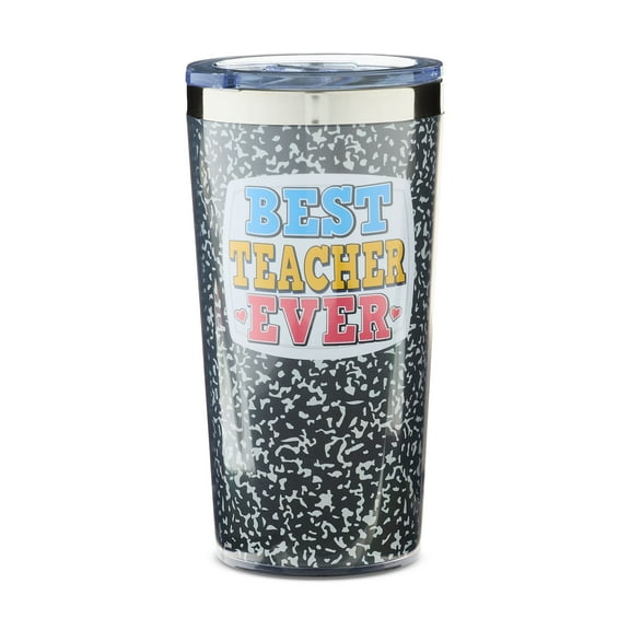 Best Teacher Ever Coffee Tumbler, Multicolor, 16 fl oz, Valentine's Day by Way To Celebrate