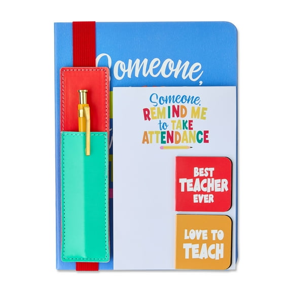 Teacher Journal Set, Blue, 6 Pieces, Valentine's Day by Way To Celebrate