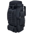 thumbnail image 1 of TEAFIRST 80L Camping Backpack, Hiking Daypack, Large Capacity, Waterproof for Travel Camping Black, 1 of 7