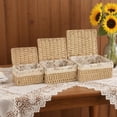 thumbnail image 1 of TEAFIRST Set of 3 Wicker Baskets for Storage, Organization Storage Bins with Lid for Bedroom, 1 of 9