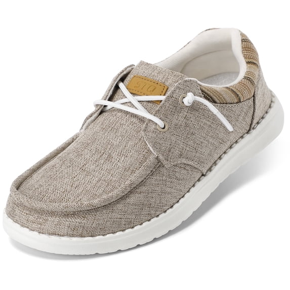 TEAHOO X STQ Slip on Shoes Women Casual Arch Support Sneakers Comfortable Orthopedic Loafers for Foot Pain Relief Taupe US 7