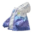 thumbnail image 1 of TEAJOPSUU Boys Rain Jackets Lightweight Fleece Waterproof Hooded Raincoats Windbreakers Coats for Kids 3-15Y C-Purple, 1 of 9