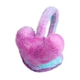 thumbnail image 1 of TEAJOPSUU Buauty Ear Muffs for Women Soft Winter Warm Adjustable Earmuffs Cute Gradient Color Ear Covers Cold Weather Fluffy Ear Warmers Winter Accessories B-Purple, 1 of 3