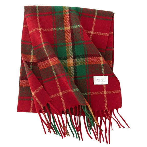 TEAJOPSUU Christmas Scarf for Women Fall Winter Tassel Blanket Scarf Long Plaid Thick Warm Shawl Wraps I-Green