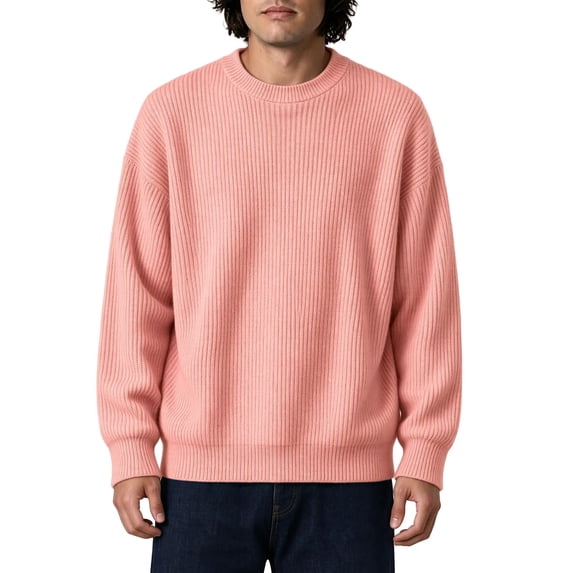 TEAJOPSUU Men's Crew Neck T-Shirt Long Sleeve Travel Casual Wear Basic ...