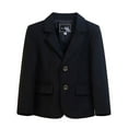 thumbnail image 1 of TEAJOPSUU Unisex Boys Girls Suit Jackets Casual Button Dress Blazer formal Gentleman Long Sleeved School Suit Coats for Wedding Party Prom Homecoming C-Black, 1 of 2