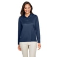 thumbnail image 1 of Team 365 TT51LW Women's Zone Performance Long Sleeve Polo-Sport Dark Navy-XL, 1 of 3