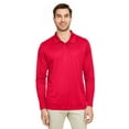 thumbnail image 1 of Team 365 TT51L Men's Zone Performance Long Sleeve Polo-Sport Red-4XL, 1 of 3