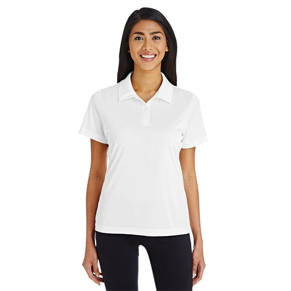 Team 365 TT51W Women's Zone Performance Polo-White-M