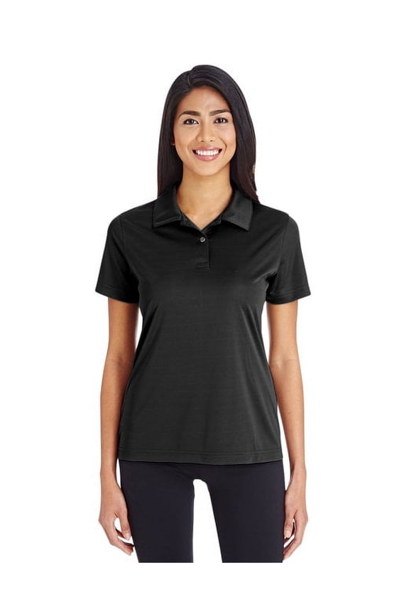 TT51W Women's Zone Performance Polo-Black-XS