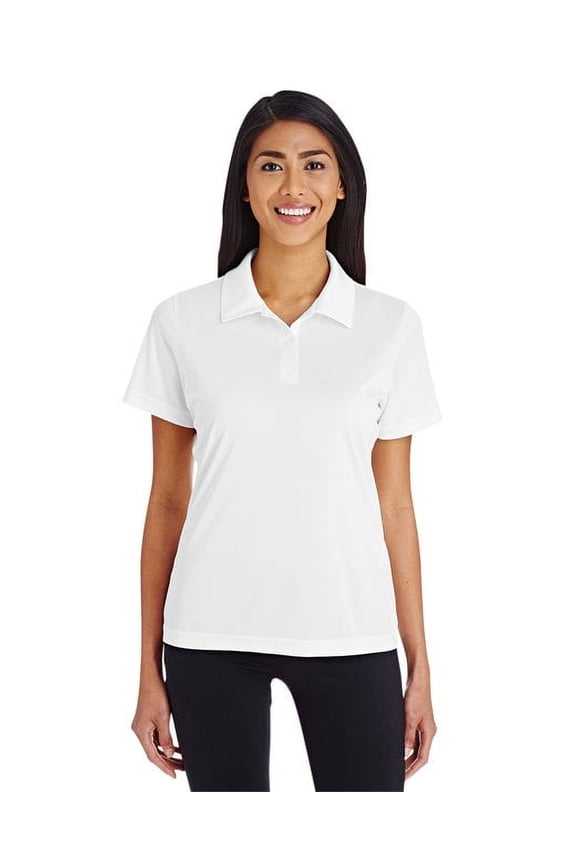TT51W Women's Zone Performance Polo-White-XS