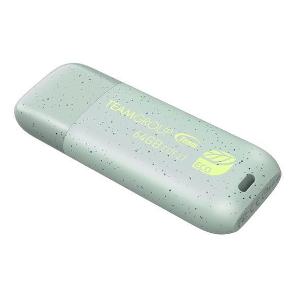 TEAM 64GB C175 ECO USB 3.2 Gen 1 Net-Zero Flash Drive, Speed Up to 100MB/s (TC175ECO364GG01)