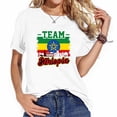 thumbnail image 1 of TEAM ETHIOPIA Graphic Women's Short Sleeve Tee, Comfortable & Stylish with Unique Design for Summer Tops, 1 of 5