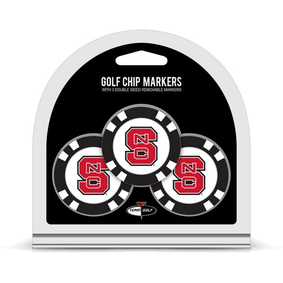 NC State Wolfpack Golf Chip 3-Pack Set