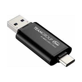 TEAM X1 MAX DRIVE 512GB BLACK USB 3.2 Gen2 External Solid State Flash Drive, Dual Interface Type-C and Type-A, Compatible with Smartphone/ Tablet/ PC/ Chromebook, Speed Up to 1000MB/s (TX1MAX3512GB01)