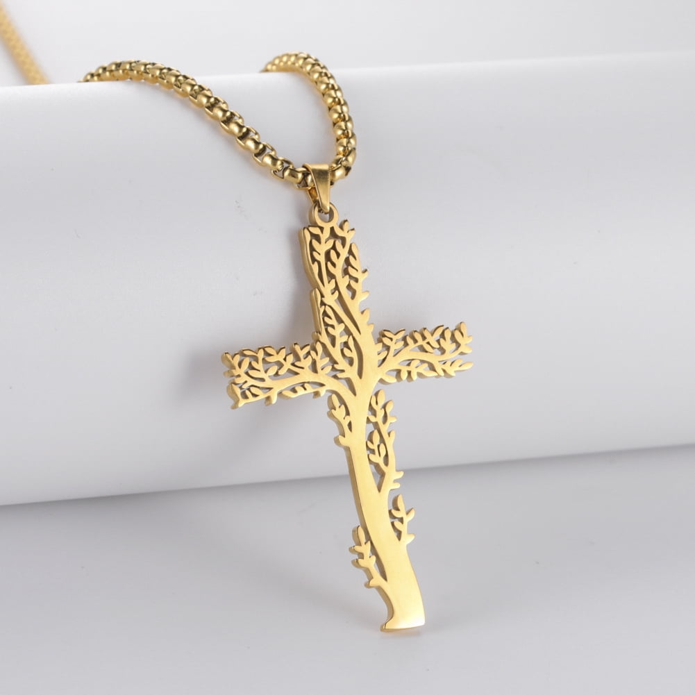 Large Celtic Cross Pendant - Necklace (804)