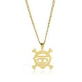 thumbnail image 1 of TEAMER One Piece Pendant Necklace for Women Silver Color Stainless Steel Skeleton Cross Chain Collars Punk Jewelry, 1 of 4