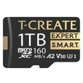 thumbnail image 1 of TEAMGROUP 1TB T-Create Expert S.M.A.R.T Monitored A2 microSDXC UHSI-I/U3 V30 4K High speed memory card with adapter, Compatible with GoPro, Insta360, Speed up to 160MB/s (TTCS1TIA2V3003), 1 of 3