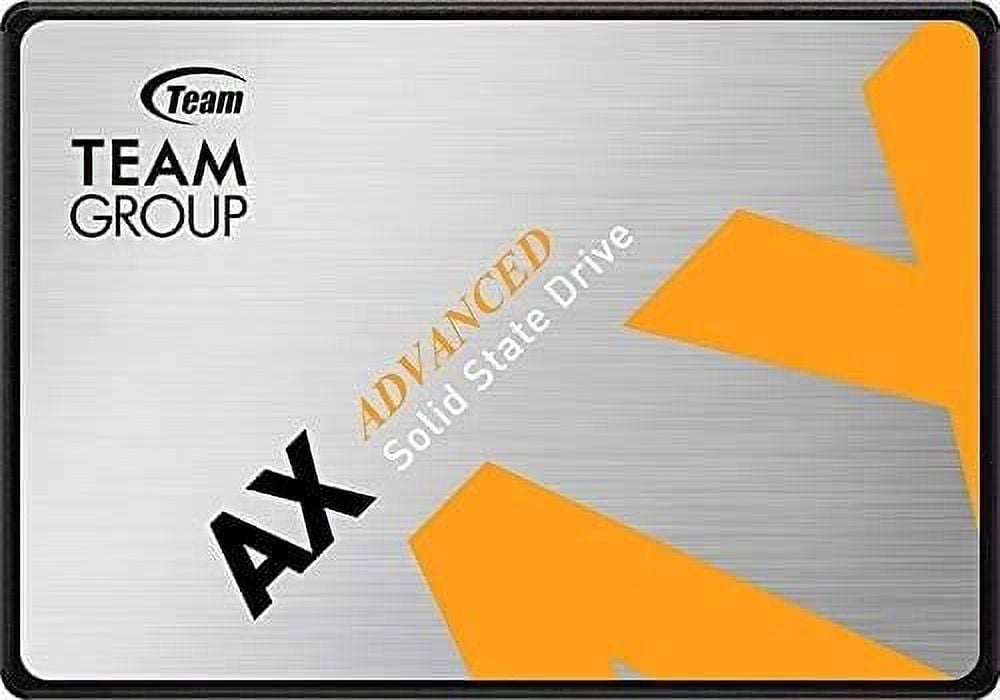 TEAMGROUP AX2 512GB 3D NAND TLC 2.5 Inch SATA III Internal Solid State  Drive SSD (Read Speed up to 540 MB/s) Compatible with Laptop & PC Desktop