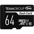 thumbnail image 1 of TEAMGROUP Dash Card 64GB Micro SDXC Flash Memory Card with Adapter, 1 of 3
