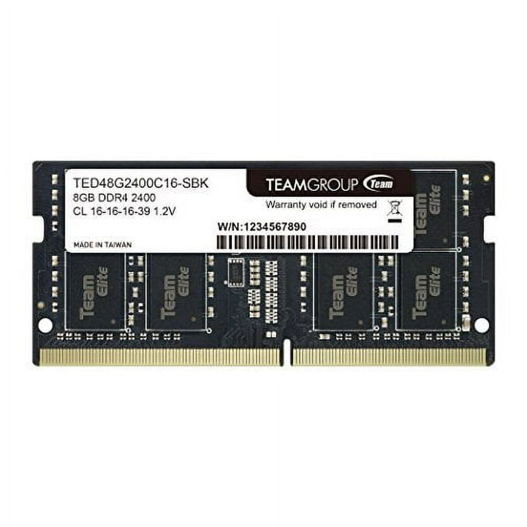 TEAMGROUP Elite 8GB Single DDR4 2400MHz PC4-19200 CL16 Unbuffered