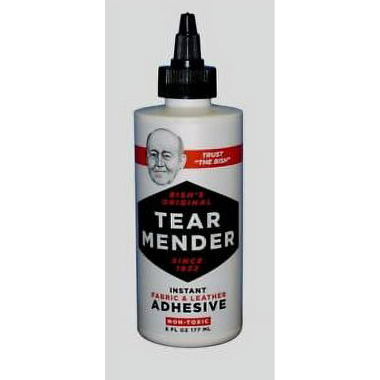 TEAR MENDER*** Instant Fabric & Leather Adhesive Non-Toxic Glue 6oz TG-6  NEW! 