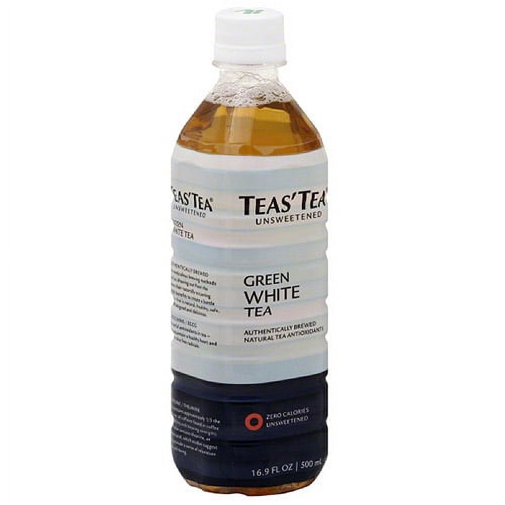 TEAS'TEA Green White Tea, 16.9 oz, (Pack of 12)