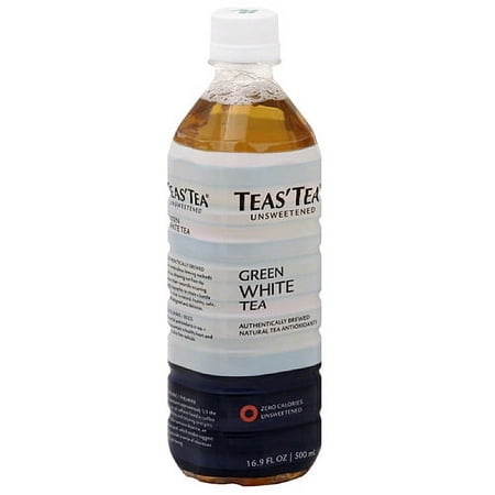 TEAS'TEA Green White Tea, 16.9 oz, (Pack of 12)