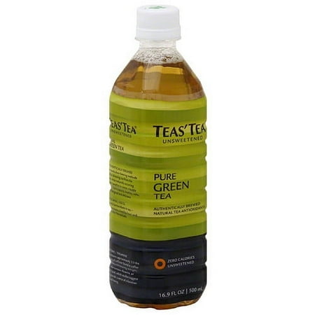 Teas'tea Pure Green Tea, 16.9 Fl Oz, (pa