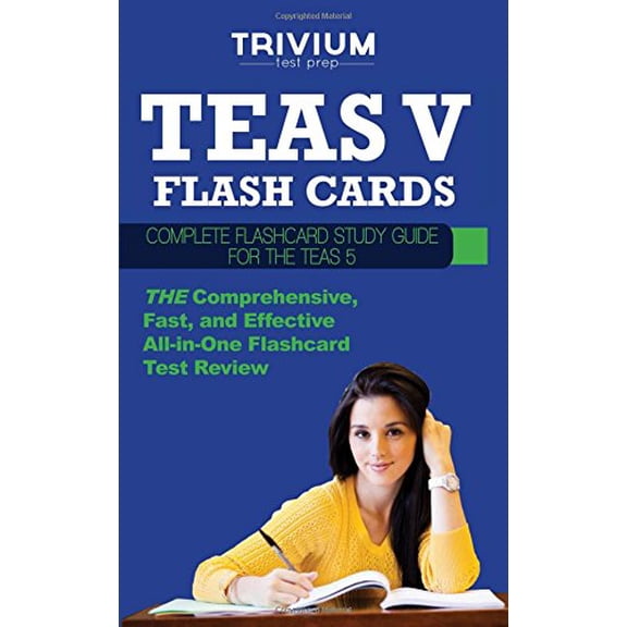 Pre-Owned TEAS V Flash Cards: Complete Flash Card Study Guide for the TEAS V